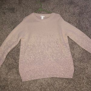H&M Oversized glittered sweater